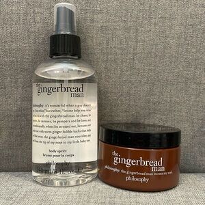 NEW Philosophy The Gingerbread Man 2 pc set